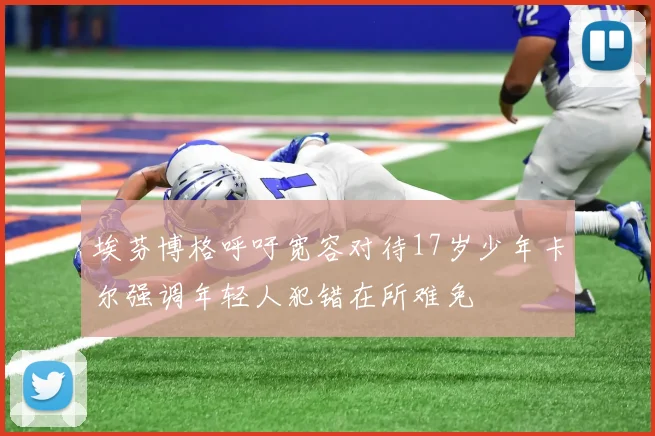 埃芬博格呼吁宽容对待17岁少年卡尔强调年轻人犯错在所难免